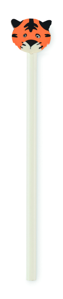 Logo trade promotional merchandise photo of: Wooden pencil in animal shape