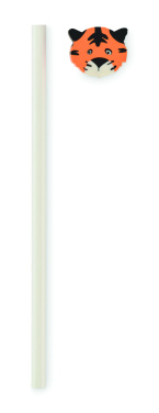 Logo trade promotional giveaways image of: Wooden pencil in animal shape