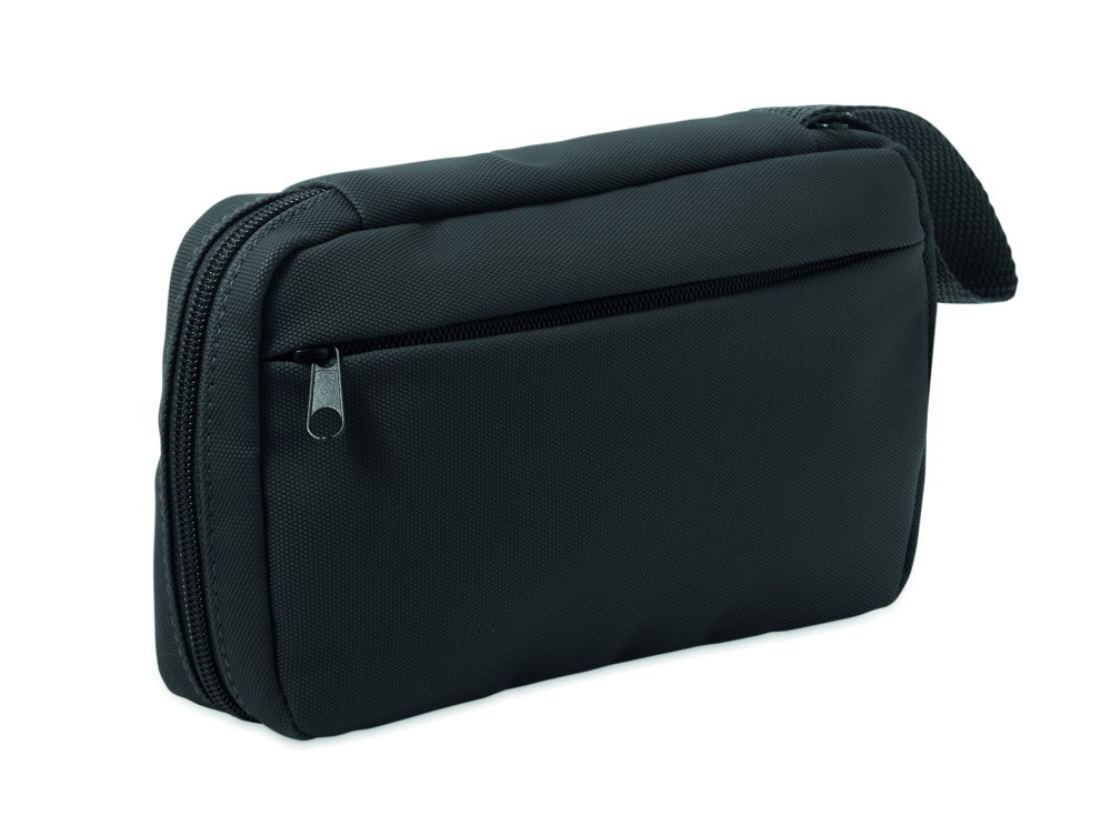 Logotrade promotional giveaway image of: Toiletry bag 600D RPET