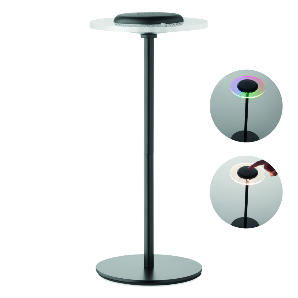 Logo trade advertising products image of: Rechargeable iron table lamp