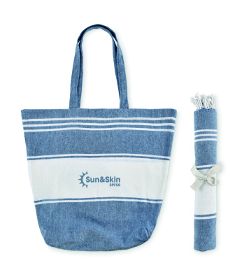 Logotrade promotional giveaways photo of: Beach bag with hammam towel