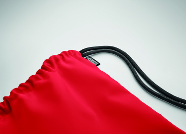 Logotrade promotional gift image of: Large drawstring bag 300D RPET