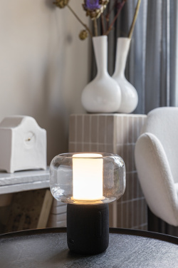 Logotrade business gift image of: Lux RCS recycled plastic 10W speaker lamp