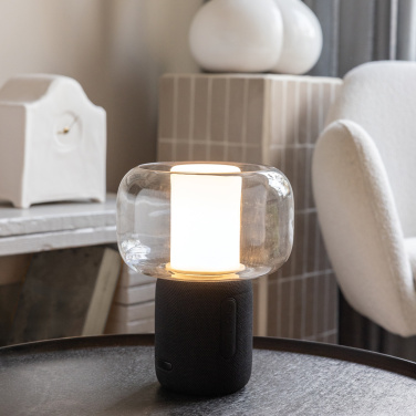 Logo trade promotional items image of: Lux RCS recycled plastic 10W speaker lamp