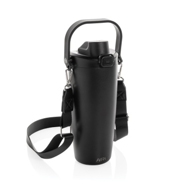 Logo trade advertising product photo of: Avira Ayala RCS re-steel duosip lockable crossbody tumbler