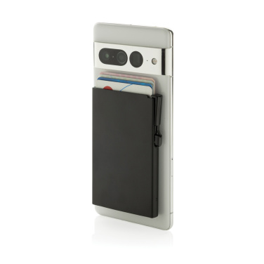 Logo trade promotional merchandise image of: Standard aluminium RFID magnetic phone cardholder