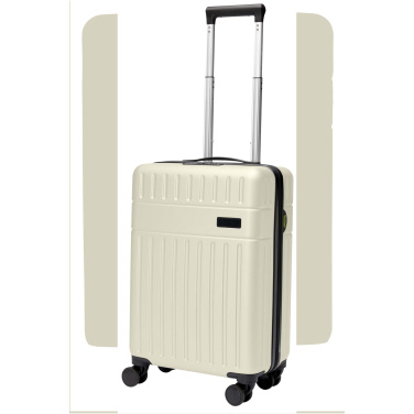 Logo trade promotional merchandise picture of: Rover 20" GRS recycled cabin trolley 40L
