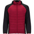 Minsk unisex hybrid insulated jacket, Red / Black