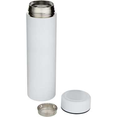 Logo trade promotional product photo of: Taylor 450 ml double wall stainless steel flask with tea strainer
