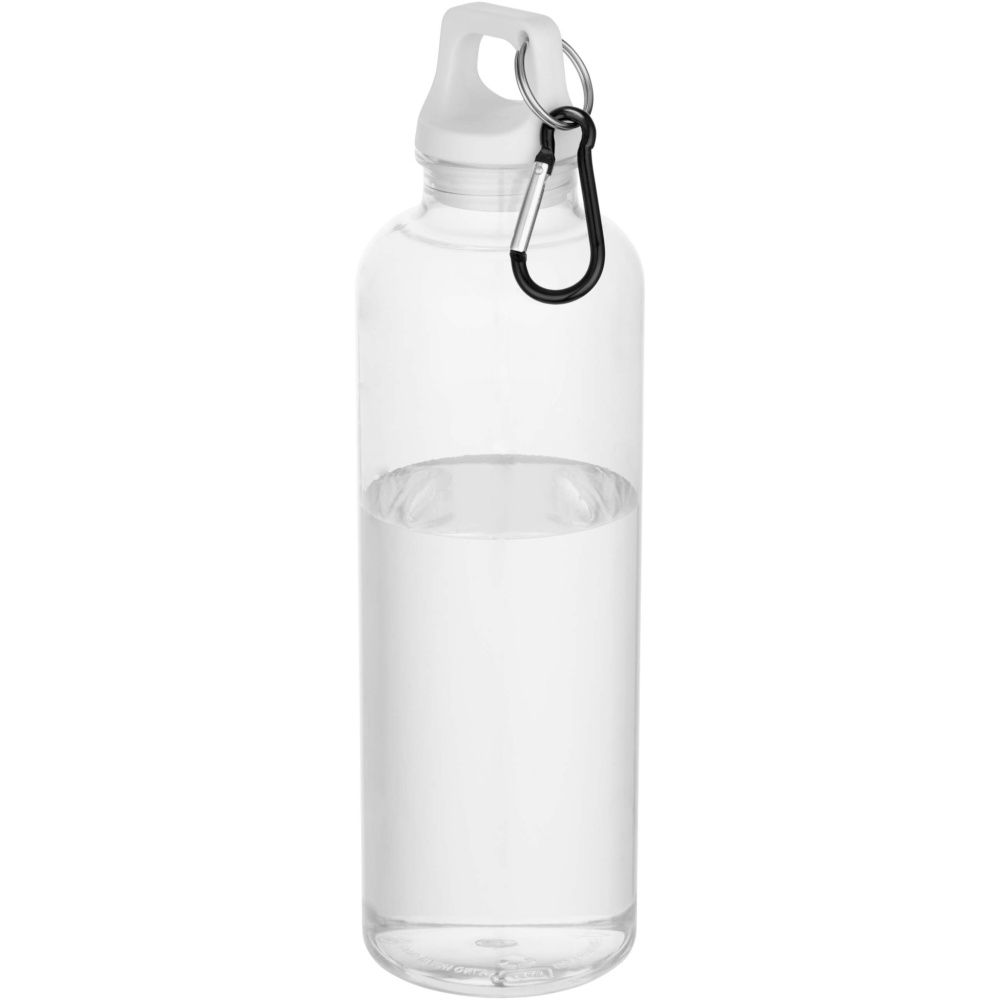 Logo trade promotional gifts image of: Oregon 750 ml RCS recycled plastic water bottle with carabiner