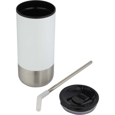 Logotrade advertising product picture of: Grayson 480 ml RCS recycled insulated tumbler with straw