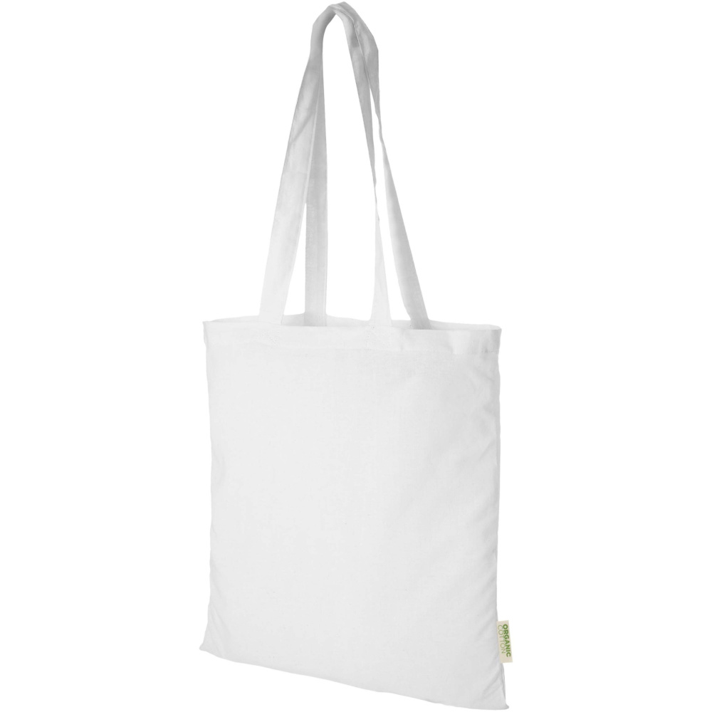 Logo trade promotional giveaways picture of: Odisha 140 g/m² OCS organic tote bag 7L