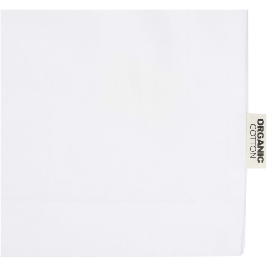 Logo trade promotional merchandise photo of: Odisha 180 g/m² OCS organic full gusset tote bag 14L