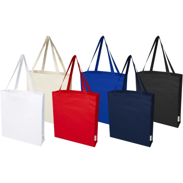 Logotrade promotional gift picture of: Odisha 180 g/m² OCS organic full gusset tote bag 14L