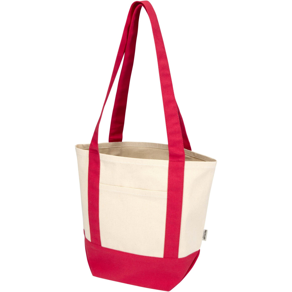 Logo trade promotional products picture of: Sam 320 g/m² GRS recycled mini cotton tote bag