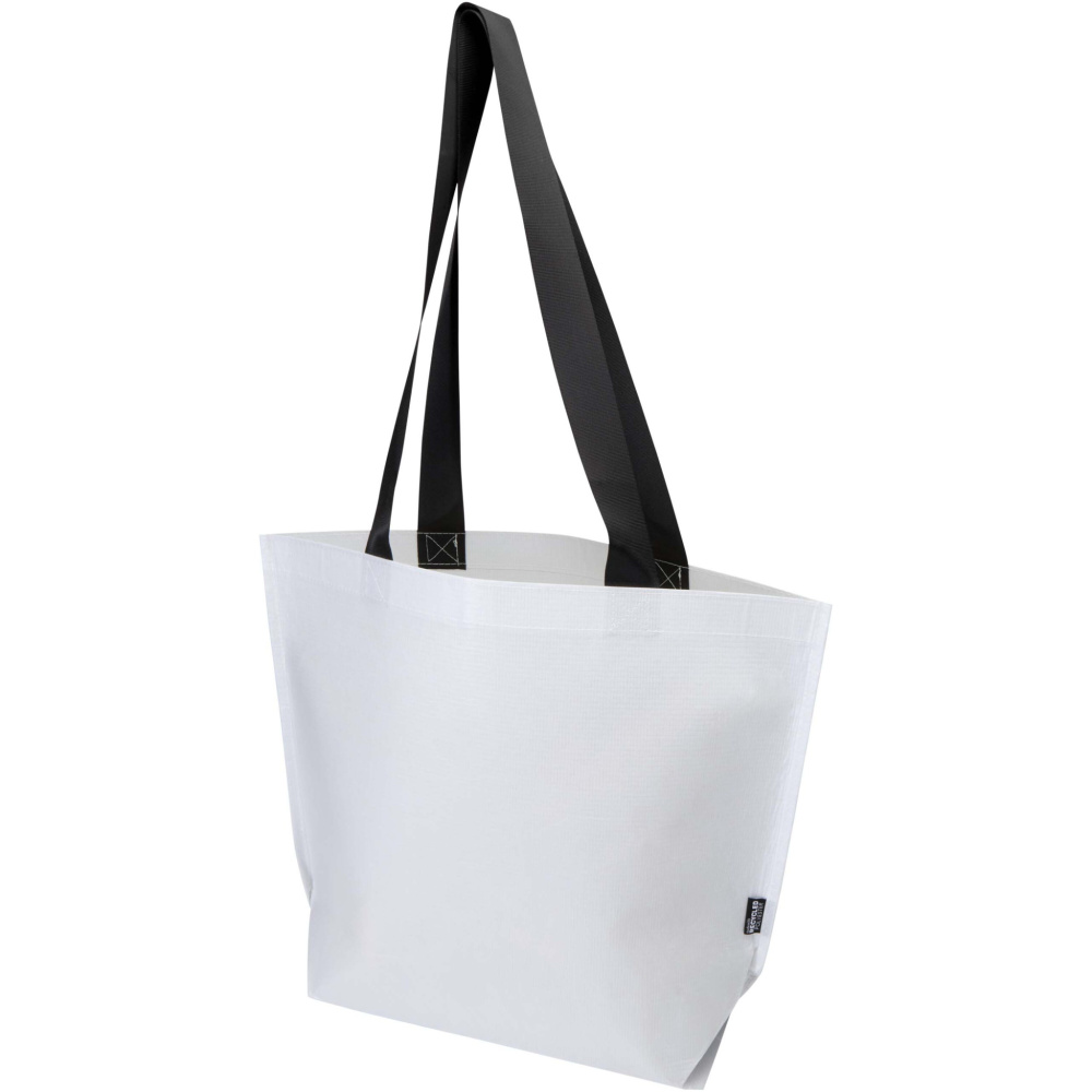 Logotrade promotional giveaways photo of: Duo GRS recycled double-laminated tote bag 18L