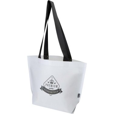 Logo trade promotional gift photo of: Duo GRS recycled double-laminated tote bag 18L
