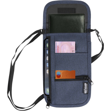 Logo trade promotional product photo of: Ross GRS recycled smart travel pouch