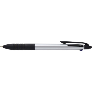 Logotrade promotional gift image of: Trine 3-ink RCS recycled ballpoint pen with stylus
