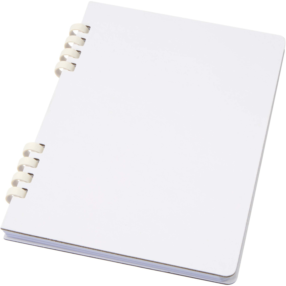Logo trade corporate gifts picture of: Fil A5 hard cover RCS recycled spiral notebook