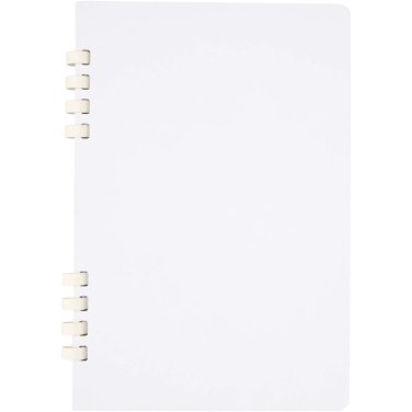 Logo trade promotional merchandise picture of: Fil A5 hard cover RCS recycled spiral notebook