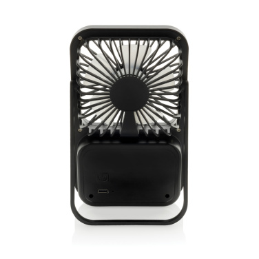 Logotrade promotional giveaway image of: Aervina RCS recycled plastic re-chargeable desk fan
