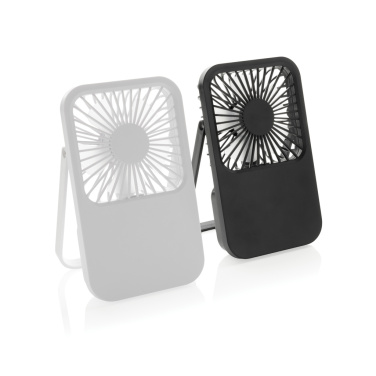 Logo trade advertising product photo of: Aervina RCS recycled plastic re-chargeable desk fan
