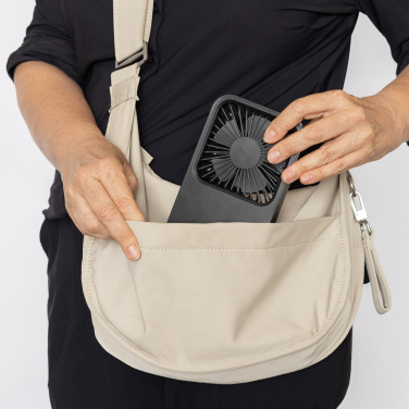 Logotrade promotional items photo of: Aervina RCS recycled plastic re-chargeable desk fan