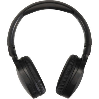 Logo trade promotional product photo of: Ancha recycled plastic over-ear wireless Bluetooth® headset