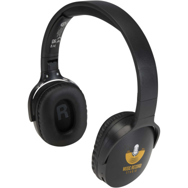 Logo trade promotional gift photo of: Ancha recycled plastic over-ear wireless Bluetooth® headset