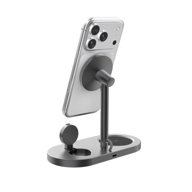 Logo trade advertising products picture of: Quantum RCS ultra-fast 25W Magnetic desk wireless Charger