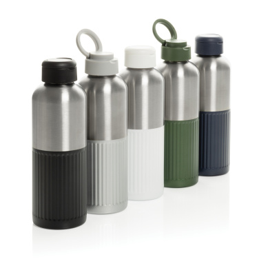 Logo trade business gifts image of: Ripple RCS R-steel leakproof water bottle with handle 750ML