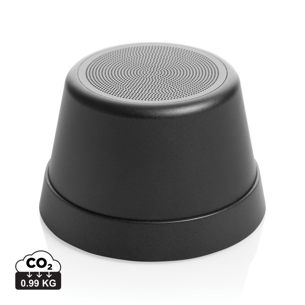 Logo trade promotional merchandise picture of: Nivio RCS recycled aluminum magnetic 5W Speaker