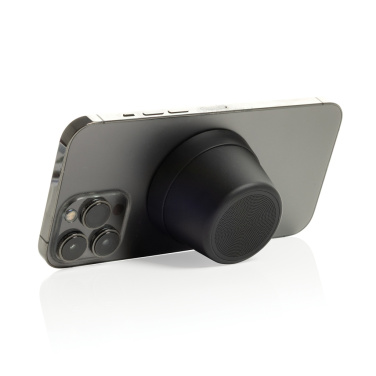 Logo trade promotional giveaways image of: Nivio RCS recycled aluminum magnetic 5W Speaker