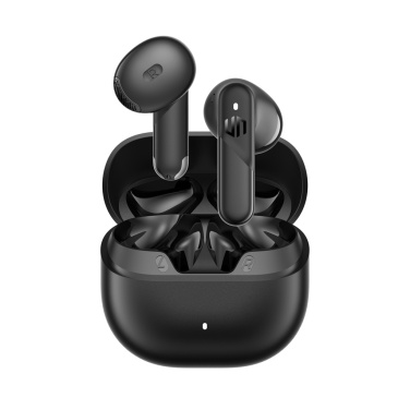 Logo trade promotional merchandise picture of: Urban Vitamin Santa Clara RCS plastic ENC earbuds