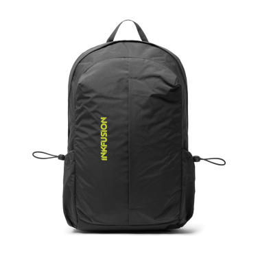 Logotrade corporate gift image of: KENTO URBAN RCS recycled nylon 15.6 inch Backpack with front