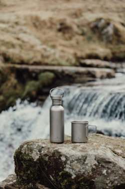 Logo trade promotional items image of: Nordic Drift Trail Ultra Light Titanium 600ml Water Bottle