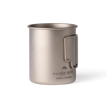 Logo trade promotional merchandise picture of: Nordic Drift Trail Ultra Light Titanium 450ml Cup