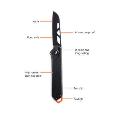 Logo trade business gift photo of: Nordic Drift Adventure Folding knife