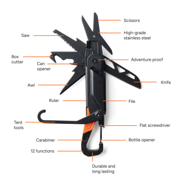 Logotrade promotional item picture of: Nordic Drift Adventure Multitool