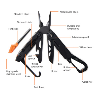 Logotrade business gift image of: Nordic Drift Adventure Multi-function Pliers