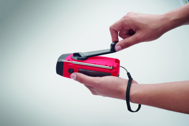 Logotrade promotional items photo of: Portable radio SOS with LED torch