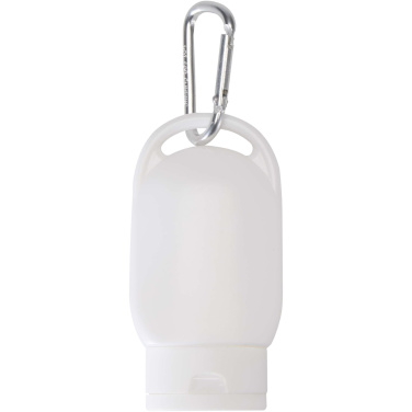 Logotrade promotional giveaway picture of: Rosie SPF 30 suncream with carabiner