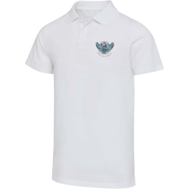 Logo trade advertising products picture of: Graphite 180 g/m² short sleeve unisex OCS organic polo
