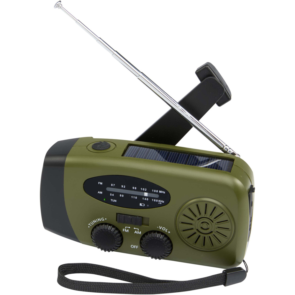 Logotrade promotional giveaway picture of: Avior RCS recycled plastic emergency radio