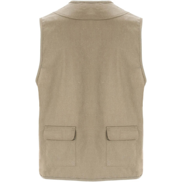 Logo trade promotional giveaway photo of: Venera 200 g/m2 v-neck multi-pocket workwear vest