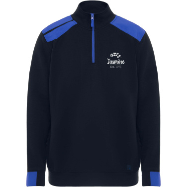 Logo trade promotional merchandise image of: Maverick 280 g/m2 men's half zip sweater