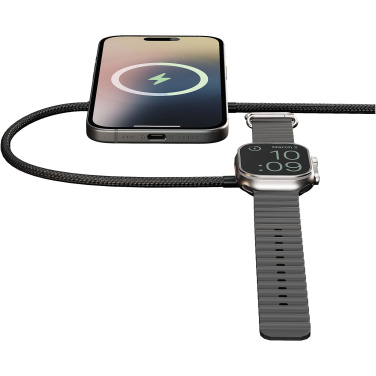 Logo trade promotional giveaways picture of: Zens Pro 2 15W dual charging cable
