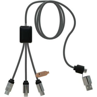 Logo trade promotional gift photo of: SCX.design C33 60W Type-C charging cable with dual light-up logo
