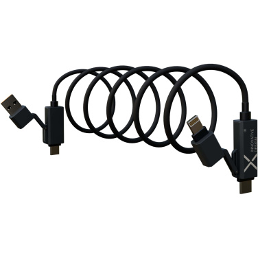 Logo trade promotional gift photo of: SCX.design C59 100W magnetic silicone charging cable